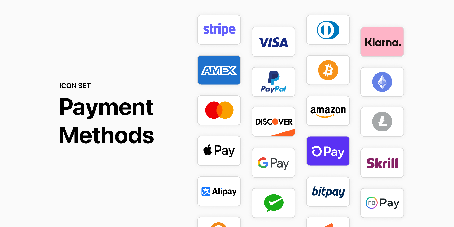 Accepted payment methods